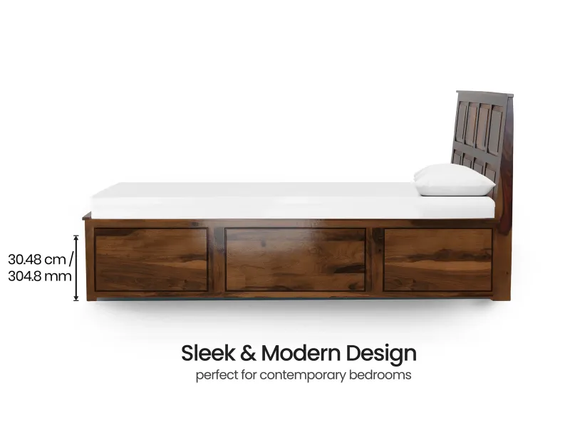 Alexa Queen Bed with Hydraulic Storage